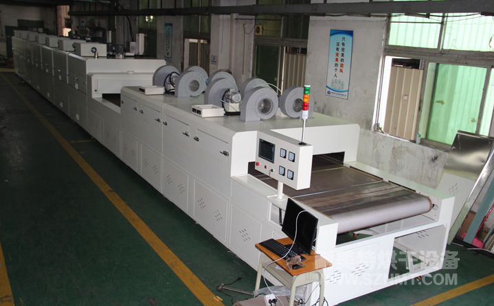 汽車內(nèi)飾件鋁板表面油漆固化隧道爐